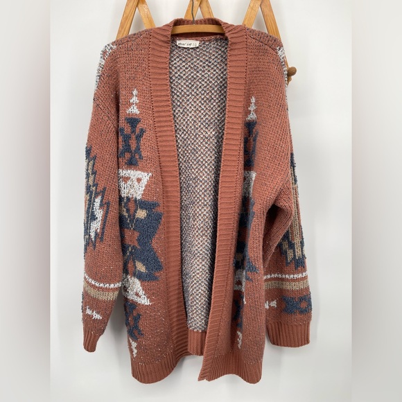 new in Sweaters - Cozy Southwestern Patterned Cardigan